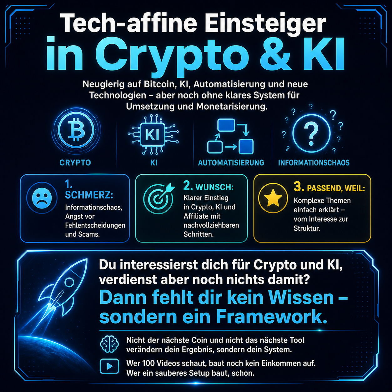 Tech-affine Einsteiger in Crypto & KI